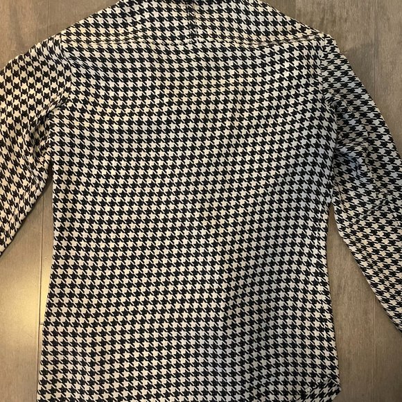 Aritzia Houndstooth Blouse Size Small - Picture 4 of 5